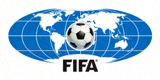 国际足球联合会FIFA官方标志 - 蓝白相间的地球图案与足球